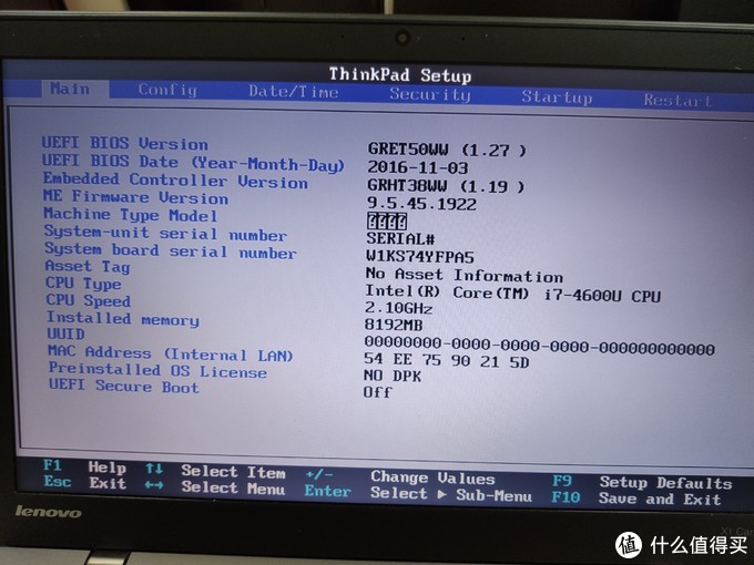 机型UUID为空，查了下普遍是原厂更换件的问题，到这一步也就放心了，至少是官方返修件，而不是二手拆机件