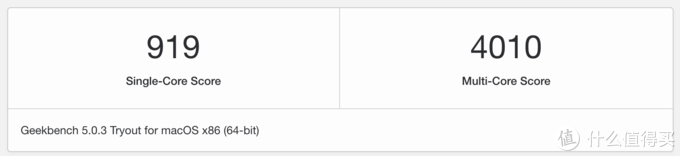 MacBook Pro (13-inch Mid 2018)  i5-8259U+8GB跑分