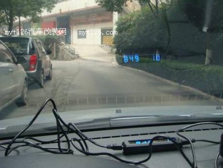 奔腾b50添加油耗显示器