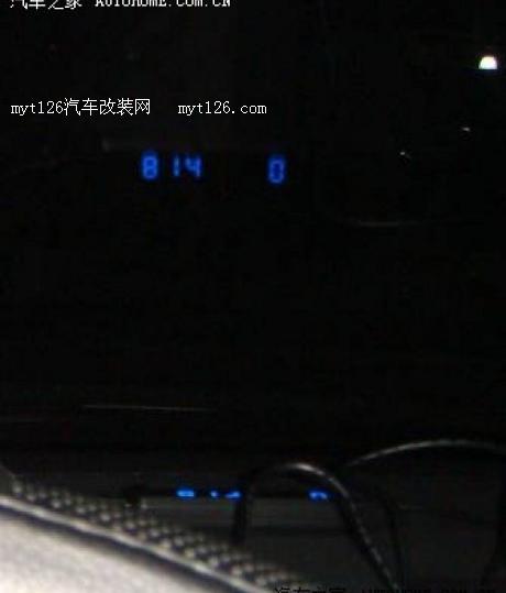 奔腾b50添加油耗显示器