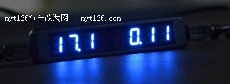 奔腾b50添加油耗显示器