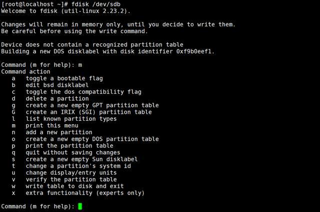西部数码云服务器：如何使用fdisk命令进行分区？