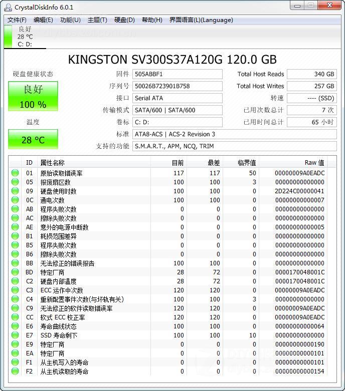 金士顿120g固态硬盘 驱动