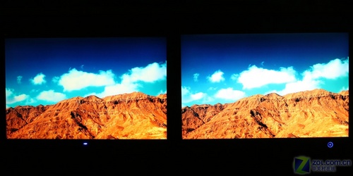 45%色域和72色域对比图__显示器的色域