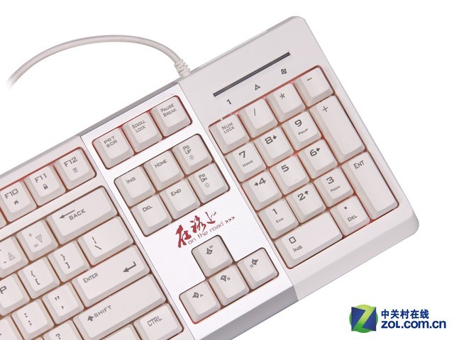 个性DIY彩虹键帽 黑爵AK10键盘评测 