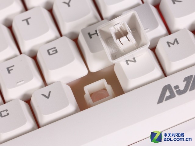 个性DIY彩虹键帽 黑爵AK10键盘评测 
