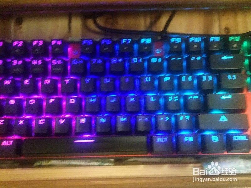 机械师f117键加F区组合键控制,你的键盘,