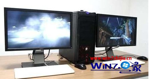 一个电脑主机怎样接两个显示器_一个电脑连接两个显示器如何操作