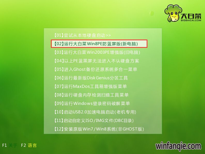 u盘启动盘大白菜制作软件下载V5.41绿色版