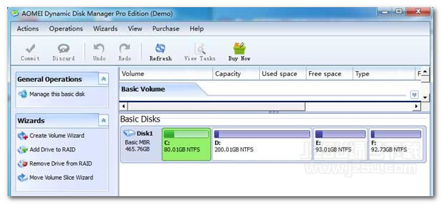 AOMEI Dynamic Disk Manager截图