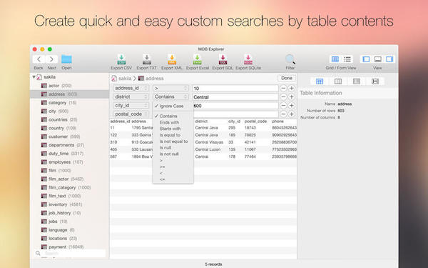 mdb查看器?手机查看mdb?破障mdb查看器安卓版?MDB文件查看器(MDB Explorer for mac)