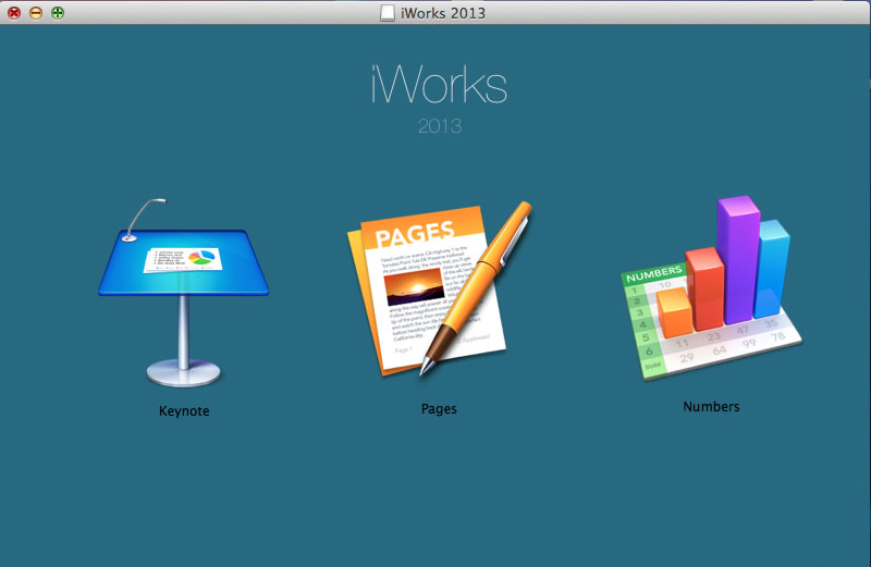 iWork 2013 for Mac