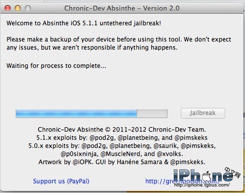 absinthe 2.0?absinthe越狱工具?absinthe 2.0.1怎样?iPhone4iOS5.1.1完美