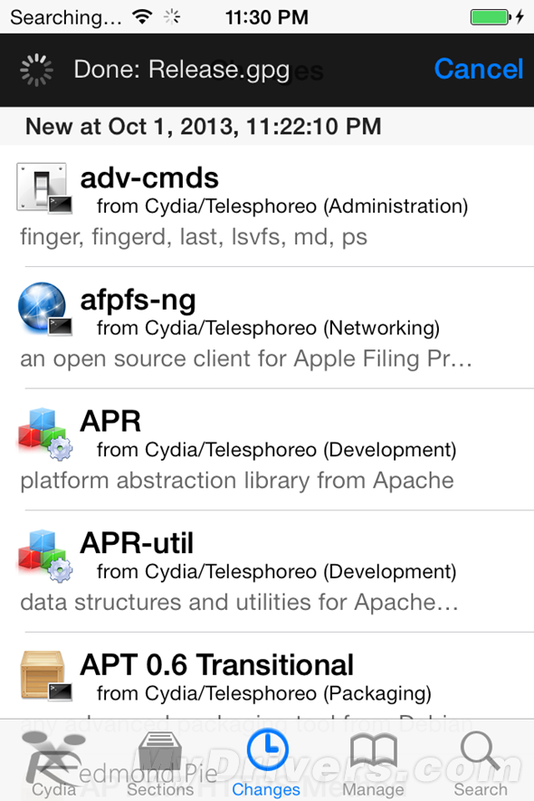 iOS 7完美越狱正在进行中...
