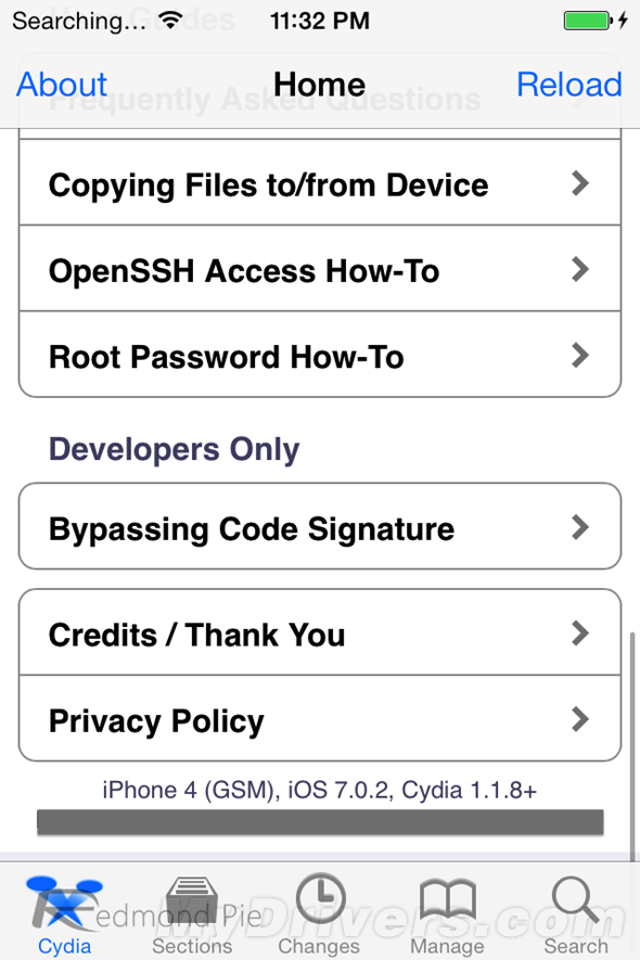 iOS 7完美越狱正在进行中...