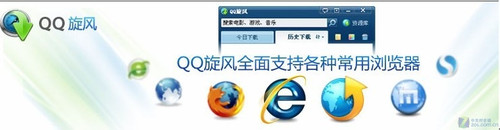 支持更多浏览器 QQ旋风2.7新版发布