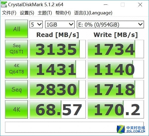 固态硬盘读取速度测试