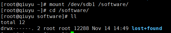 linux硬盘格式化命令