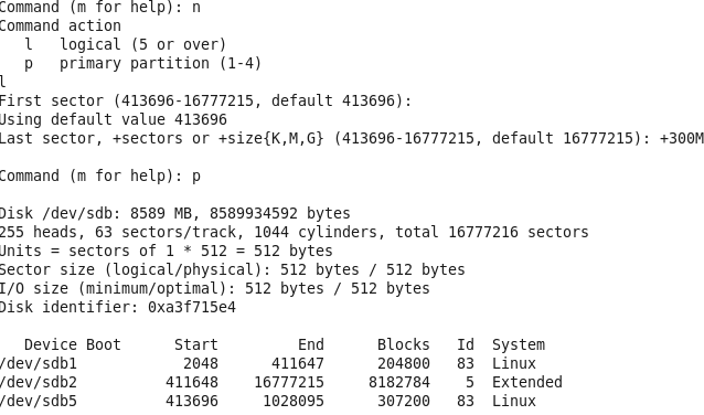linux 删除硬盘分区